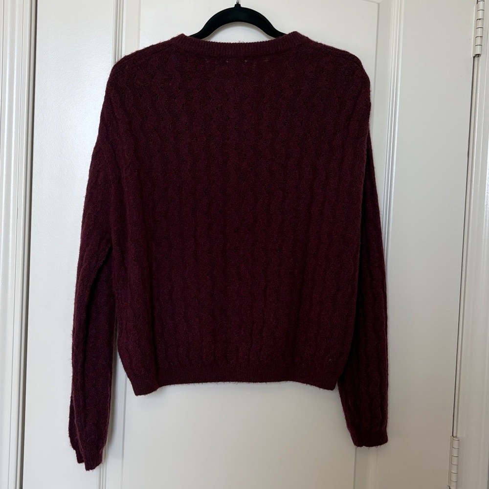 JCrew super soft pointelle cardigan - Picture 2 of 5